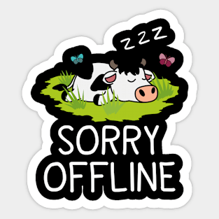 Sorry offline Sticker